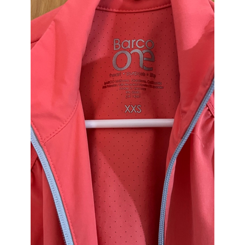 Barco One Womens Jacket Size XXS Crew Neck Full Zip Stretch Microfiber EUC - Picture 10 of 12